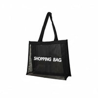 Lightweight Mesh Tote Bag Sturdy Large Capacity Beach Bag Comfortable Straps for Shoppers, Students, Daily Use, Travel, Picnic