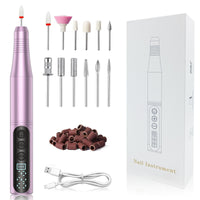 Rechargeable Nail Handheld Electric Nail Grinder Compact for Beginners