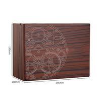 Wooden Watch Storage Box Sturdy Wood Varnish Finish Watch Holder Matte Finish Jewelry Case Luxury Design Dustproof for Display