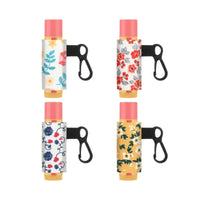 4 Pieces Lip Salve Holder with Keychain Long-Lasting Lip Salve Sleeve Easy To