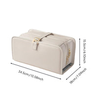 Foldable Hair Styling Tool Travel Bag Waterproof Heat Resistant Hair Tool Organizer Bidirectional Zipper