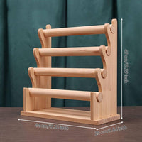 Solid Wood Bracelet Organizer Large Capacity for Dresser Top, Boutique Owners