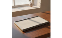 Jewelry Display Tray Soft-Textured Accessory Organizer Tray Rectangular Minimalist for Collectors, Vanity, Dresser