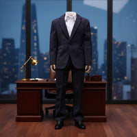 Striped Suit Set Lifelike Appearance Black Suit Set Long-Lasting for Collectors