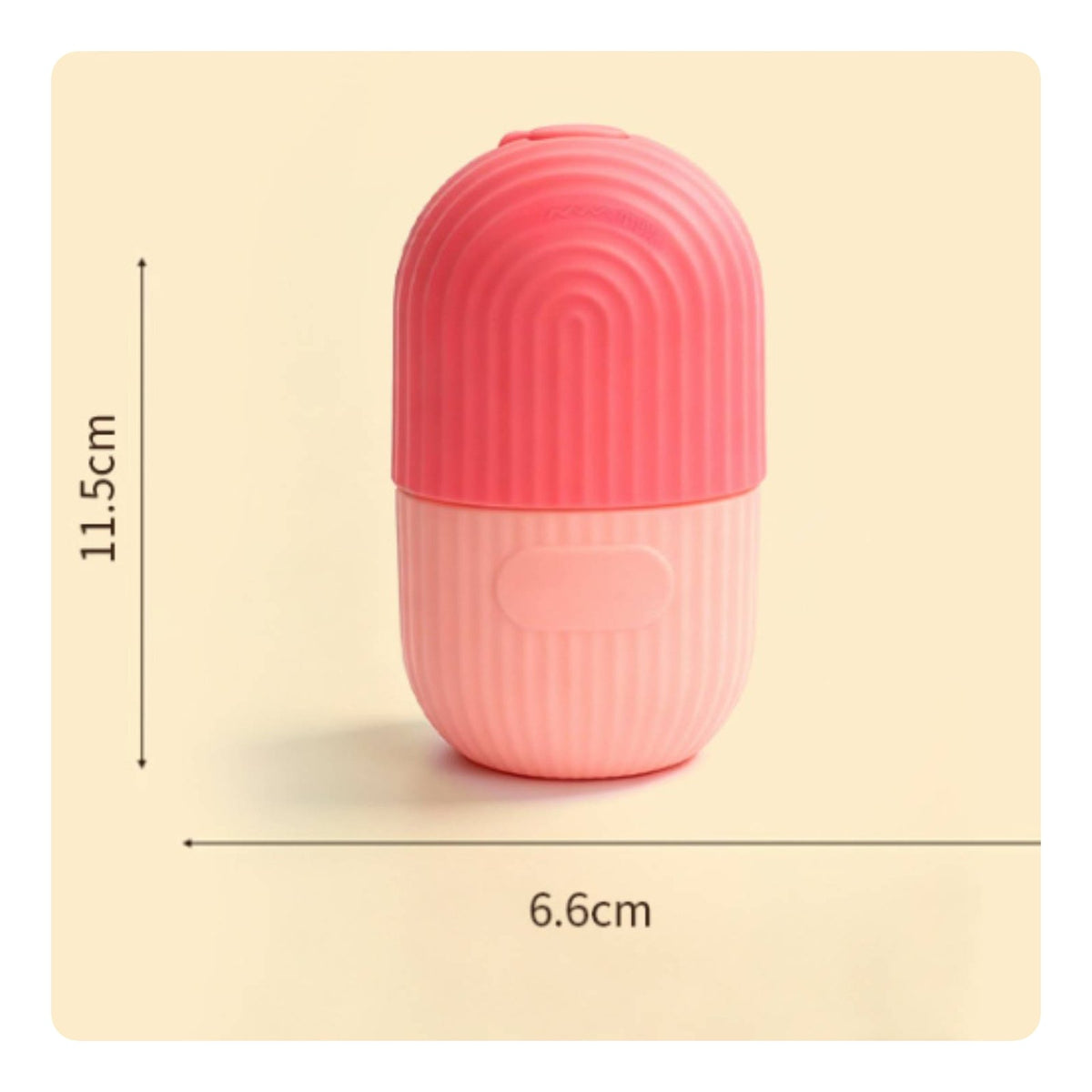 Silicone Facial Ice Mold Domed Face Massager Rounded