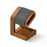 Watch Display Stand, with Wooden Base Padded Watch Display Stand Holder for Retail Counter