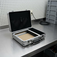 Foam Insert Equipment Case Shockproof Foam Lined Instrument Case Pressure Resistant Aluminum Frame for Photographers, Travel