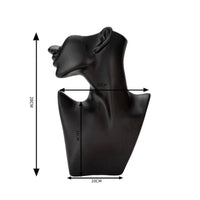 Jewelry Display Bust Lightweight Half-Face Mannequin Bust Long-Lasting