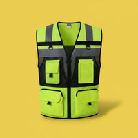 Reflective Safety Vest Lightweight for Roadside, Cyclists