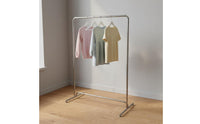 Adjustable Height Stainless Steel Clothing Rack Heavy Duty Minimalist Clothing Display Retail Fixture for Showroom