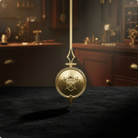 Timepiece Pendulum Bob Electroplated Finish Round Pendulum Bob for DIY