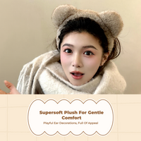 Creature Ear Hairband, Soft Plush, Birthday Gift