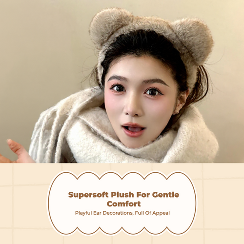 Creature Ear Hairband, Soft Plush, Birthday Gift