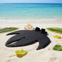 Monofin Waterproof Mermaid Fin Comfortable Foot Pockets for Snorkeling