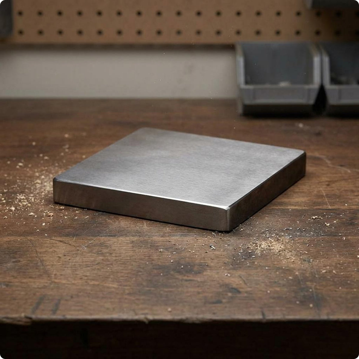 Goldsmith Anvil Block Long-Lasting Square Steel Anvil Rust Resistant