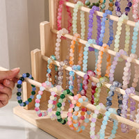 Wooden Bracelet Stand Solid Wood Necklace Hanging Rack Easy to Install