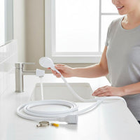 Quick Connect Shower Hose Drill Installation Faucet Attachment Hose Soft Water Stream Washroom Accessory for Pet Owners, Parents