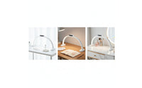 Arched Manicure Lamp Foldable Nail Lamp LED Crescent Light Adjustable Color Temperature for Manicurists, Makeup Artists, Home Desks