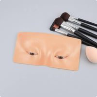 Silicone Makeup Practice Face Panel Reusable Beauty Tool Easy to Clean