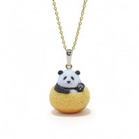 Panda Pendant Necklace Playful Jewelry Comfortable for Everyday Wear, Gifting