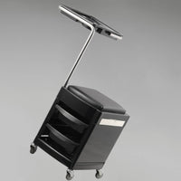 Salon Trolley Stool Easy to Clean Hairdresser Trolley Stool Versatile Beauty Cart Seat for Stylists, Hairdressers
