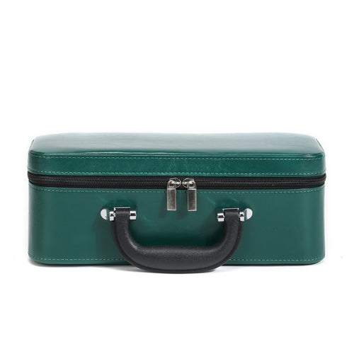 Hard-Shell Bracelet Organizer Textile Pocket Zip-Around Bracelet Case Zippered