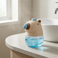 Capybara Soap Dispenser Soft Silicone Bathroom Accessory Cute Design