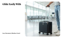 18-Inch Carry-on Case Organized Interior Hardshell Carry-on for Students