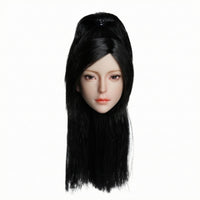 1/6 Scale Female Head Sculpts Miniature Collectible Figure Part