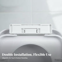 slow-close Toilet Cover Thickened Design Bathroom Hardware long-lasting for Landlords
