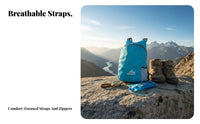 Outdoor Foldable Backpack, Lightweight Skin Pack, Water-Resistant, Large Capacity, Adjustable Straps, Unisex