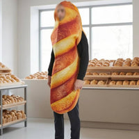 Adult Bread Jumpsuit Slightly Loaf of Bread Costume Soft Loaf Costume for Adults, Cosplay, Party