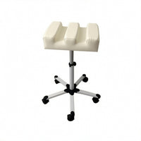 Footrest Stool with Wheels Padded Furniture Rolling for Beauticians
