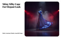 Long Hooded Cloak Halloween TH and M substituteed Full-Length Tie-Neck Mantle for all genders for Adults