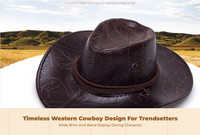 Cowboy Hat, Wide Brim, Breathable, Outdoor Sun Protection