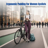 Women's Cycling Pants, Padded Bib Tights, Street Bike, Breathable, Multi-Color, All Season