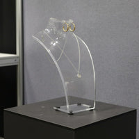 Portrait Neck Display Rack Elegant Design Jewelry Mannequin Display Stable Base