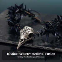 Nature-Inspired Dark Elegant Flower Headband, Halloween Vintage Elf Hairpiece for Women