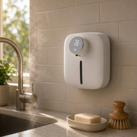 Wall-Mounted Foam Soap Dispenser Viewing Window Bathroom Accessory