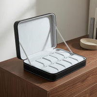 Watch Storage Bag 10-Slot Travel Accessory Padded Interior