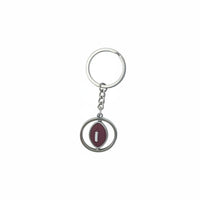 Great Gift Rotating Sports Ball Keychain Miniature Size Rotating Ball Key Loop for Children, Teenagers, Team Gifts, Everyday Carry