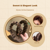 Plush headband for makeup, spa use