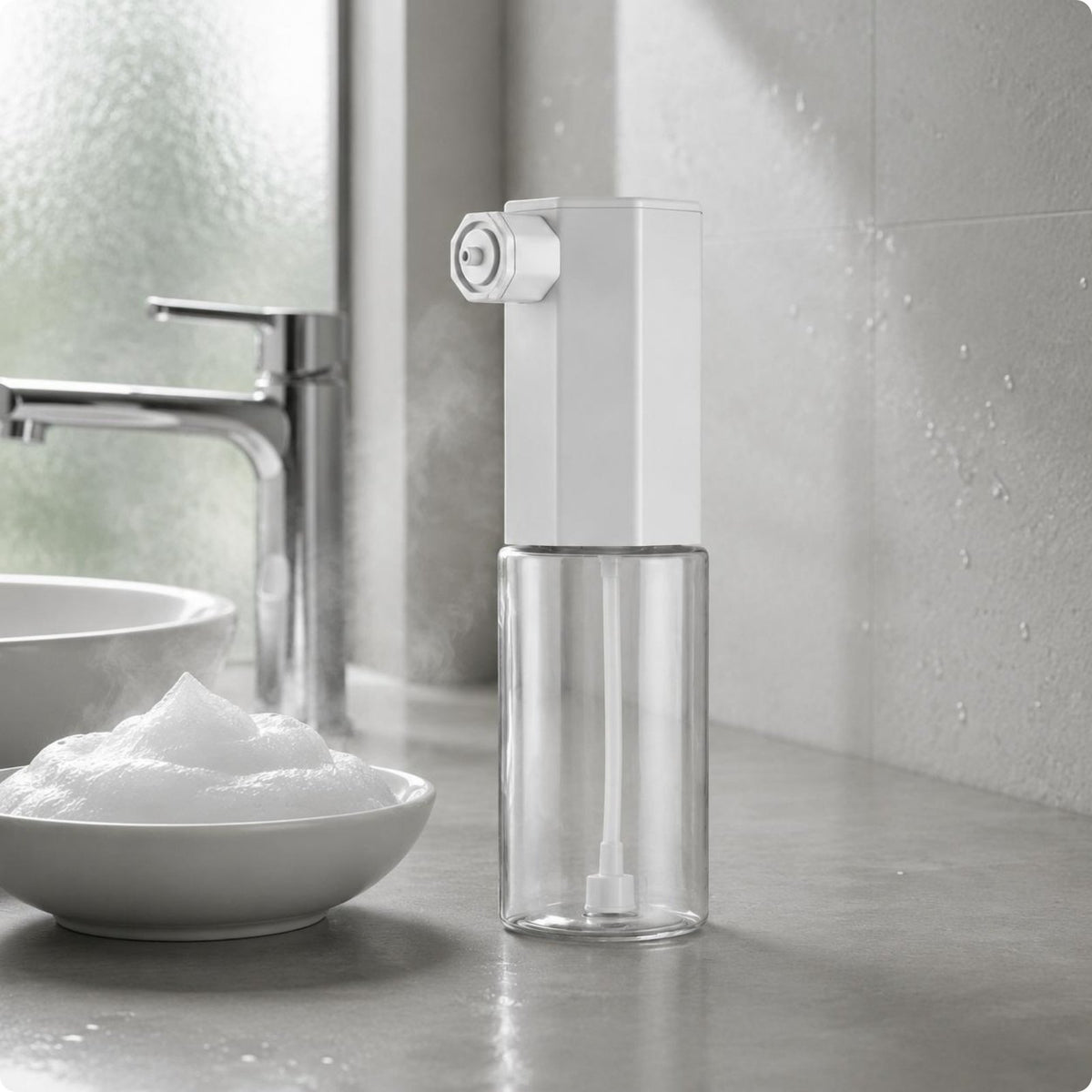 Electric Foam Pump Portable Automatic Foaming Bottle 300 Ml for Bathroom