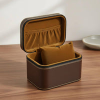 Jewelry Gift Box Soft Interior Lining Zippered Bracelet Box Wristwatch Display Holder Abrasion Protection for Travelers