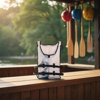 Dragon Print Buoyant Vest Adjustable Straps Dragon Swim Vest Breathable Material