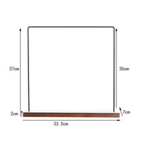 Necklace Display Stand Space Saving Pendant Display Holder Wooden Base Household Storage for Dressing Table