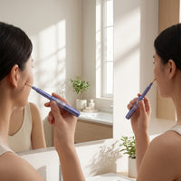 Facial Massage Pen Compact Massage Tool with Metal Tip Portable for Travel, Home