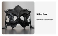 Demonic creature Halfface covering Mythological Design Horror Character face covering for Cosplayers