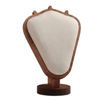 Goat-Horn Necklace Stand Cloth-Covered Home Decor Tangle-Unattached