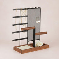 Necklace and Earring Stand Space-Saving Jewelry Display Rack Decorative